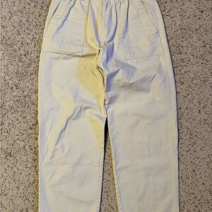 Vintage Inspired Old Navy White/Cream Baggy Pants Size 31/30